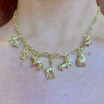 Load image into Gallery viewer, ANIMAL CRACKERS CHARM NECKLACE
