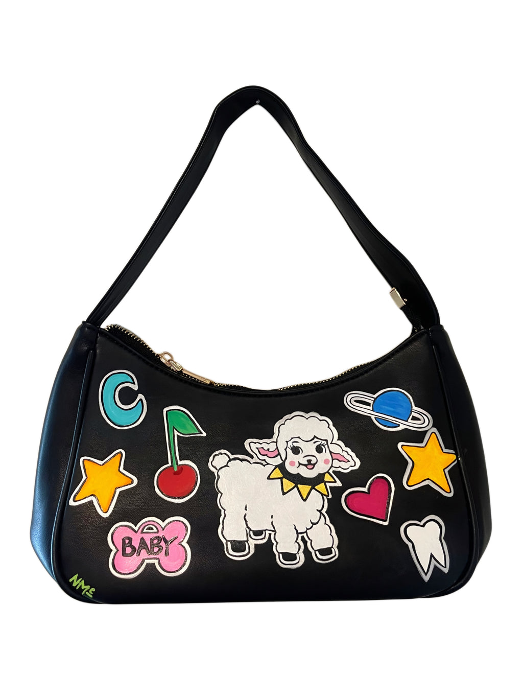 Stickerbook Purse - Punk Lamby