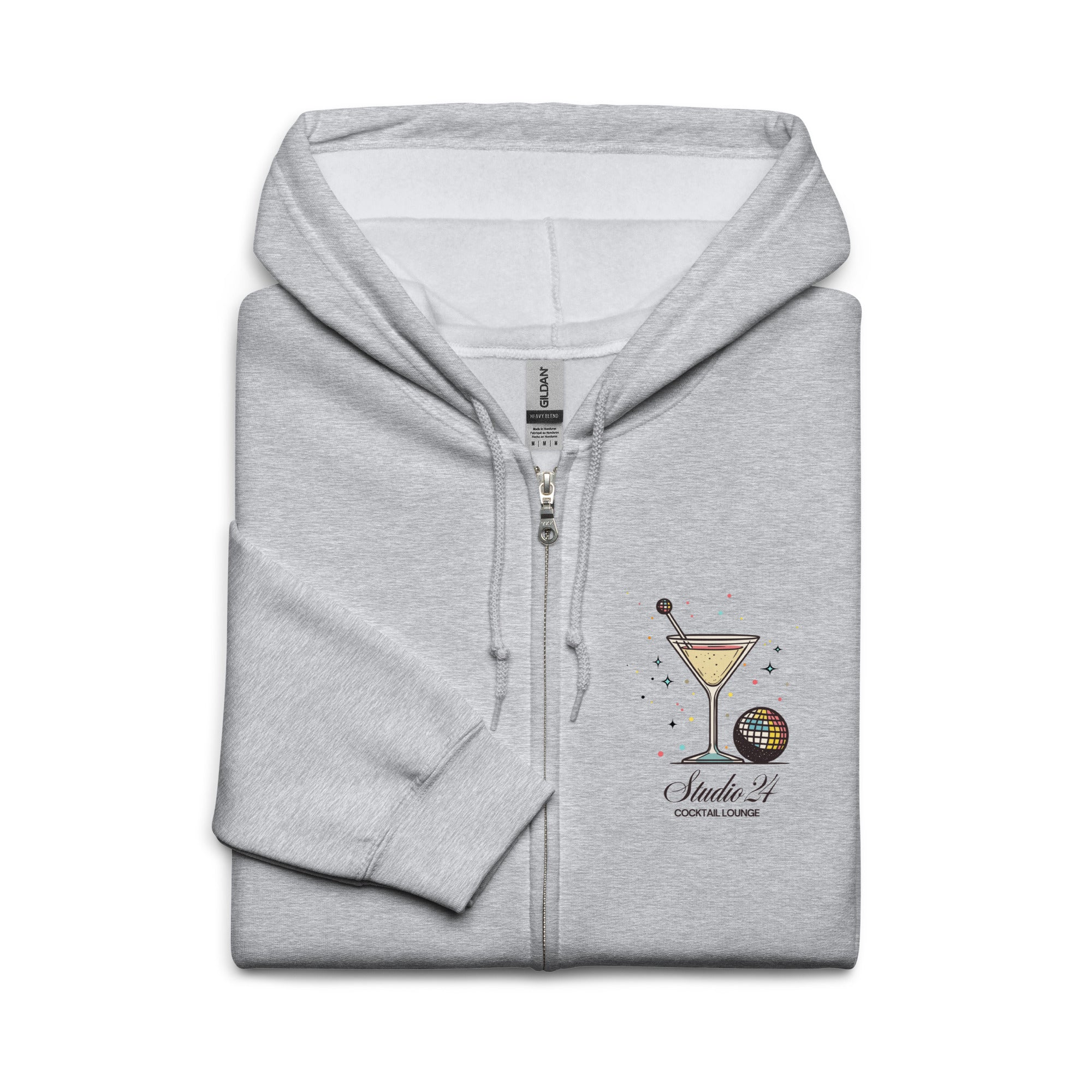 STUDIO 24 COCKTAIL LOUNGE ZIP UP HOODIE