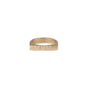 The Natalie McMillan 14k flat top is an amazing every day ring! It is incredibly comfortable, stackable, and lightweight. As always, it is handcrafted from start to finish and is a truly unique piece.