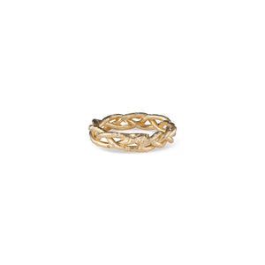 The Natalie McMillan Braided 14k Gold Taylor Ring, as we say in the Bay Area, hella comfy. Sure to be that ring that you just never take off. Pairs perfectly with the Lillian Bangle and Casandra Hoops! 
