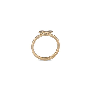 The solid Natalie McMillan 14k Harte Gold ring is best way to add a little LOVE to your jewelry collection!