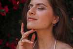Load image into Gallery viewer, Chic, understated, and a touch of fun, the Madeline Earrings by Natalie McMillan are an incredibly comfortable pair of studs that can be dressed up or down for truly any occasion. They are the perfect pair to wear to the office, or out on the town!

