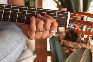 The Natalie McMillan 14k flat top is an amazing every day ring! It is incredibly comfortable, stackable, and lightweight. As always, it is handcrafted from start to finish and is a truly unique piece.